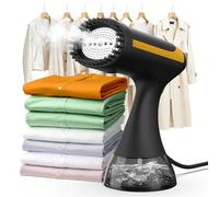 Ablemark Défroisseur Vapeur 1500 W, Défroisseur à Main Chauffe en 10 s avec 25 g/min, Pour Tous Types de Tissus, Portable Maison/Bureau/Voyage, Réservoir 300 ml et Arrêt Auto Sécurisé (noir)