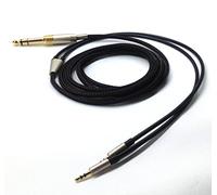 ABLET Câble Audio de Remplacement Compatible avec Hifiman HE400S, HE-400i (Version Prise 2,5 mm), HE560, HE-350, HE1000 Casque 3,5 mm et 6,35 mm vers Double Jack 2,5 mm mâle Cordon 1,2 m/4 Pieds