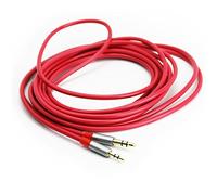 Ablet câble Audio pour JBL Synchros S700, S400BT, J56BT, S300, S300i, S300 a, S500, S700, E40bt, E30, E40, E50bt, S400BT Casque Rouge 3 Metre/3 m