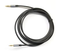 ABLET Câble de voiture supplémentaire plaqué or de 200 cm de 3,5 mm à 2,5 mm Câble audio supplémentaire compatible avec écouteurs Bose, pour écouteurs JBL, smartphones, tablettes, lecteurs MP3, noir