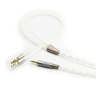 Ablet Câble HiFi avec TRRS équilibré mâle de 2,5 mm vers double mâle de 3,5 mm compatible avec casque Beyerdynamic T1 2nd,T5p deuxième génération et compatible Astell&Kern AK240 AK380 onkyo DP-X1 FIIO