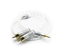 Ablet Câble HiFi TRRS 2,5 mm vers double RCA compatible avec Astell&Kern AK100II, AK120II, AK240, AK380, AK320, DP-X1A, FIIO X5III, XDP-300R, iBasso DX200, KANN