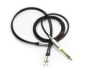 ABLET Double câble adaptateur de rechange de 2,5 mm vers 3,5 mm et 6,3 mm compatible avec casque Monolith M1060, M1060C, M565, M565 1,5 m