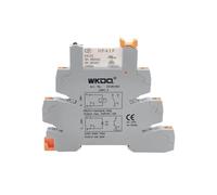 ABLNLPYOC Connecteur de module de relais fin HF 41F à pousser pour rail DIN TRP1.5 avec prise de relais d'alimentation miniature TRP 1,5 (avec relais 24 V)