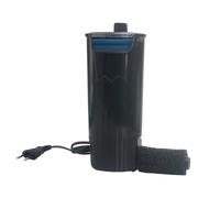 ABLNLPYOC Level Fish Tank Filter Multiple in One Turtle Hanging Built-in Waterfall Filter Plastic Cleaning Water Pump Strong (Noir)