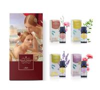 ABLOOM MOON Mélange D'Huiles Essentielles Naturelles, Rose De Damas/Lavande/Jasmin/Rose Centifolia, Polyvalent Pour Massage, Aromathérapie, Soins du Corps et Des Cheveux, 4x10ml,