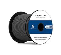 Abma Cord Tendeur Élastique 3mm 30M Corde Elastique Corde en Caoutchouc - Noir