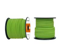 Abma Cord Tendeur Élastique 4mm 20M Corde Elastique Corde en Caoutchouc - Néon Vert