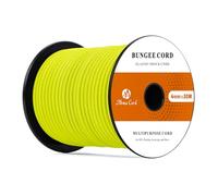 Abma Cord Tendeur Élastique 4mm 30M Corde Elastique Corde en Caoutchouc - Néon Jaune