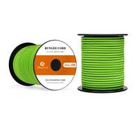 Abma Cord Tendeur Élastique 4mm 30M Corde Elastique Corde en Caoutchouc - Néon Vert