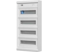 ABN A48A A48A Coffret de distribution montage apparent (en saillie) Nombre de divisions = 50 Nbr de rangées = 4 Contenu 1 pc(s)