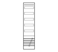 ABN ABN Champ de distribution 1V avec rails, 1V5 VS17 Quantité:1