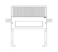 ABN ABN Socle Gr.1 3 champs Hauteur 900 mm SX006 Quantité:1
