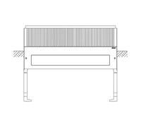 ABN ABN Socle Gr.2 4 champs Hauteur 900 mm SX007 Quantité:1
