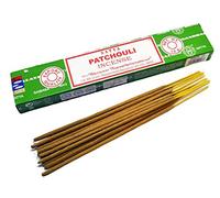 ABN Fashion Satya Lot de 6 bâtons d'encens Patchouli Parfum naturel Roulé à la main Agarbatti indien