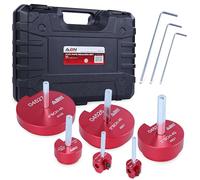 ABN Lot de 6 alésoirs de tuyaux en PVC pour plomberie - Alésoir de tuyau en PVC, outil de coupe de tuyau, outil d'ébavurage de tuyaux en PVC, ensemble de forets alésoirs