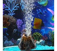 Abnaok Volcan Aquarium Bulles, Bulleur Aquarium Decoratif deco Aquarium pas Cher Fish Tank Decoration Accessoire Aquarium