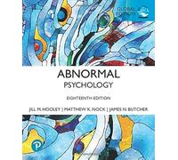 ABNORMAL PSYCHOLOGY GLOBAL EDITION