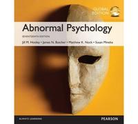 Abnormal Psychology Global Edition