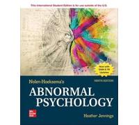 Abnormal Psychology ISE by Susan NolenHoeksema Susan NolenHoeksema (Auteur)