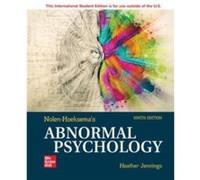 Abnormal Psychology ISE by Susan NolenHoeksema Susan NolenHoeksema (Auteur)