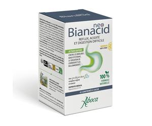 Aboca Gastro-intestinale Neobianacid Reflux Acidité & Digestion Difficile Goût Citron Comprimé(S) À Sucer 45 pc(s)