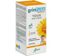 Aboca GrinTuss Sirop Pediatric Dès 1 An Tous Types De Toux Flacon 128g