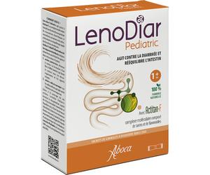Aboca Lenodiar Pédiatric Diarrhée Et Rééquilibre De L'Intestin À Partir D'1 An 12 Sachets