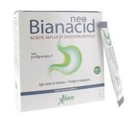 NEOBIANACID MENTHE SACHETS - Brûlures d'estomac, Reflux acide et Digestion difficile 20 sachets de granulés sachet(s) pc(s)