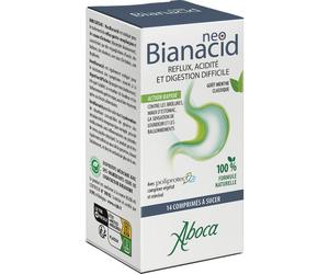 Aboca Neobianacid Reflux Acidité/Digestion Difficile Goût Menthe 14 Comprimés