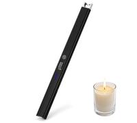 ABOHU Briquet électrique à Arc, Allume Bougie USB Rechargeable Long avec Verrouillage de Sécurité, Briquet Long électrique résistant au Vent pour Bougies, Barbecues et Cheminées