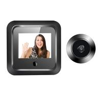Aboiled 1 kit de visionneuse de porte numérique intelligente 2,4" 120° avec moniteur de sécurité 240 x 320 HD - Résolution 300000 pixels