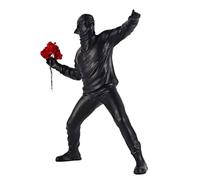 Aboiled 1 pièce sculpture lanceur de fleurs statue en résine pour décoration de pour salon, bureau, bibliothèque, décoration B