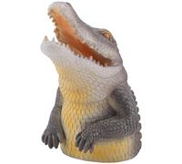 Aboiled 1 pièce tête de crocodile flottante pour la cour, l'étang, le parc, la piscine, les ornements de simulation