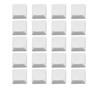 Aboiled 20 touches Profil XDA PBT Touches Clavier mécanique 1U 1X Capuchons de touches à pression sphérique Commutateur MX XDA Hauteur, A