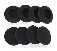 Aboiled 6 cm Housse en éponge pour écouteurs, oreilles en coton épais, housse en éponge de coton, housse de microphone en mousse