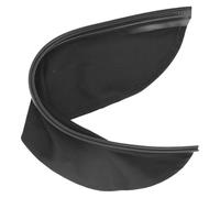 Aboiled Bavoir en cuir et coton, ignifuge, résistant à la chaleur, enroulé autour du casque, pour la plupart des casques, accessoires