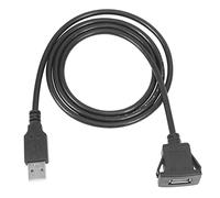 Aboiled Câble d'extension USB mâle vers femelle encastré pour tableau de bord de voiture, 1 m