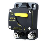 Aboiled Disjoncteur - Fusible - 12 à 48 V CC - Amplificateur audio de voiture - Disjoncteur - Pièces de rechange étanches - 150 A