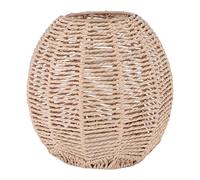 Aboiled Éclairage de maison en rotin - Couverture de lampe tissée à la main - Lustre rétro - Abat-jour pour famille d'accueil - Lustre décoratif