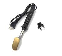 Aboiled Fer à Souder éLectrique avec PoignéE en Plastique Pointe Plate pour RéParation de Pare-Chocs de Voiture Outils de Soudage à la Main Prise EuropéEnne