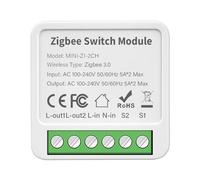 Aboiled Interrupteur marche/arrêt 2 voies Graffiti Smart ZigBee Smart 2 voies - Mini interrupteur marche/arrêt encastré