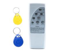Aboiled Lecteur de puce intelligent RFID + 2 porte-clés 5200 125 kHz Copieur ID Duplicateur ID Tags Programmeur pour EM4305 T5577 portable