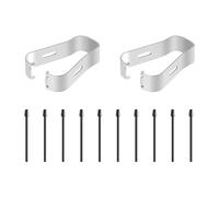 Aboiled Lot de 10 pointes de rechange souples pour 2 stylets (noir)