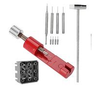 Aboiled Lot de 11 ajusteurs en métal réglables - Outil de réparation de montre - Accessoire de bracelet en métal