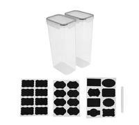Aboiled Lot de 2 boîtes de conservation hermétiques pour aliments - 2,8 l - Pour l'organisation et le stockage des garde-manger