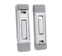 Aboiled Lot de 2 supports portables invisibles pour ordinateur portable - 1 paire de mini pieds invisibles - Mini pieds en aluminium - Amplificateur pour ordinateur portable - Pour laptap - Base en