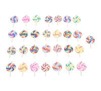 Aboiled Lot de 30 pendentifs en argile pour bonbons et sucettes pour bricolage fait à la main