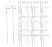 Aboiled Lot de 300 miroirs dentaires jetables anti-buée, emballés individuellement, miroir dentaire pour dents et bouche