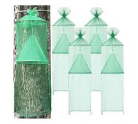 Aboiled Lot de 4 lanternes lanternfly traps avec corde et clous, moyen efficace pour attraper les mouches et les nymphes.